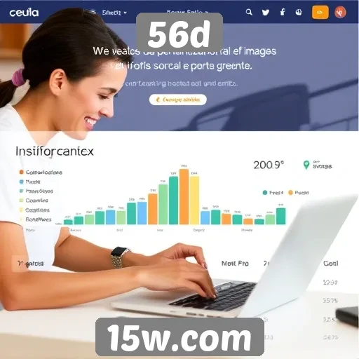 Experiência de usuário no site 56d é analisada